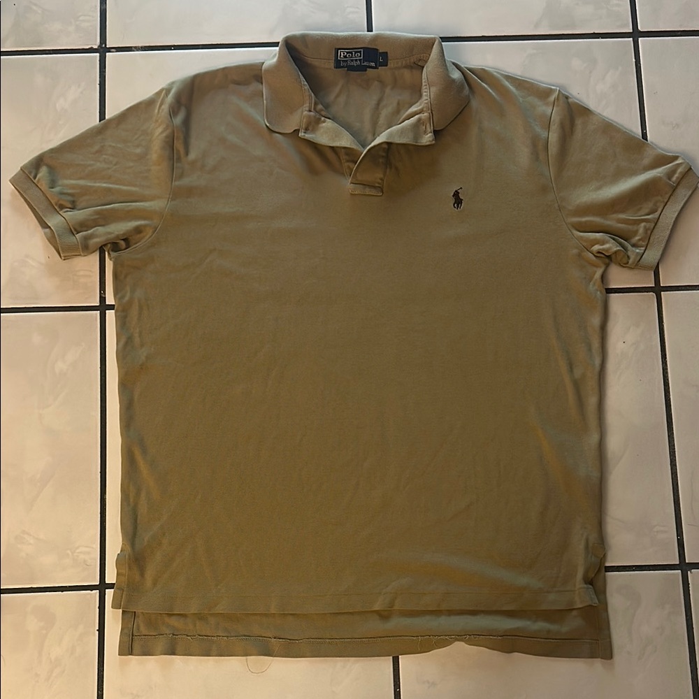 Beige polo